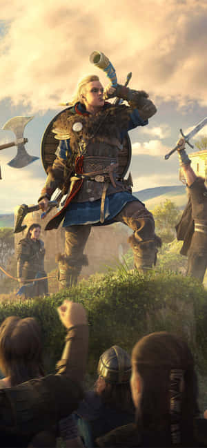 Iphone Xs Max Assassin's Creed Valhalla Background — Honor X5d Plus Picha ya Ukuta