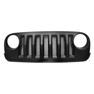 Mbele ya Grill ya Jeep Nyeusi