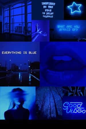Mchangamfu wa Aesthetic wa Bluu — Honor MagicPad 3 Picha ya Ukuta