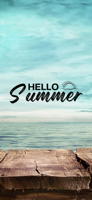 Mchangamfu wa Majira ya Kiu wa iPhone X — iPhone 17e Picha ya Ukuta