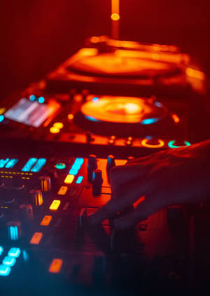 Dj music mixer equalizer wallpaper — Oppo Pad 4 Pro Picha ya Ukuta