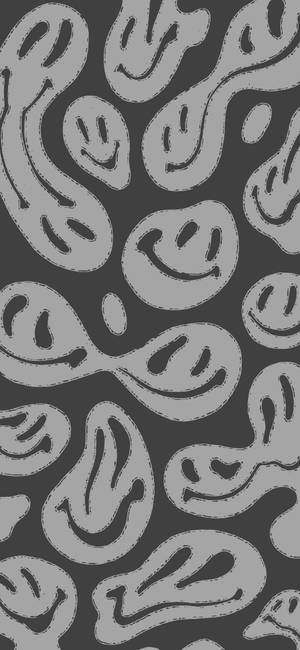 Mchanganyiko wa Smiley Zilizopindwa kwa Rangi ya Kijivu