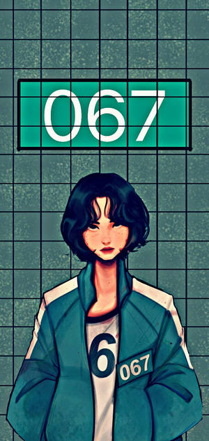 Mchezaji Kijani 067 Squid Game wallpaper — 067 squid game Picha ya Ukuta