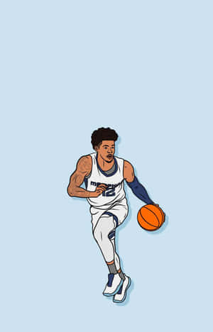 Tyus Jones Animation — Pixel Tablet Picha ya Ukuta