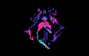 Mchezo wa Kurahisisha Hyper Light Drifter — Neon Picha ya Ukuta