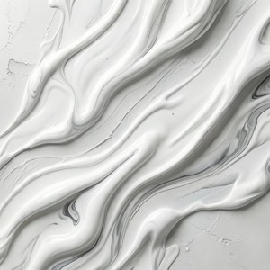 Sanaa nyeupe inayotiririka yenye vivuli vidogo, kipande cha mchoro chenye nguvu. — Nyeupe aesthetic Picha ya Ukuta