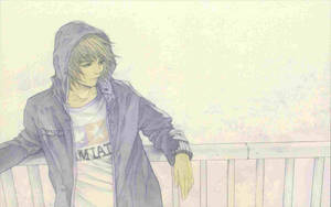 Mchoro Mzuri wa Mwanamume wa Anime Wallpaer — Anime poa GIF Picha ya Ukuta