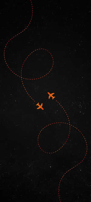 Android Plane Background — Xiaomi 15 Picha ya Ukuta