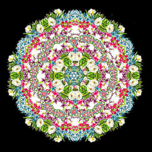 Mchoro wa Kaleidoscope ya Maua