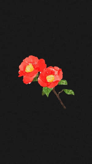 Aesthetic Nyekundu Tumblr — Nyekundu aesthetic GIF Picha ya Ukuta