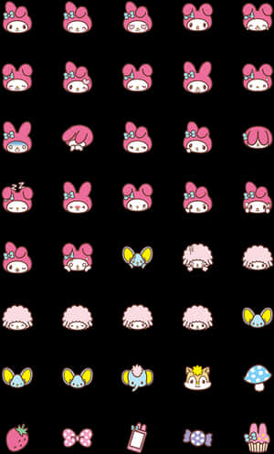 Emoji ya My Melody, Pakua Picha ya HD