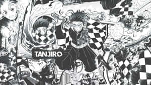 Mchoro wa nyuma wa Paneli ya Manga — Panel ya manga Picha ya Ukuta