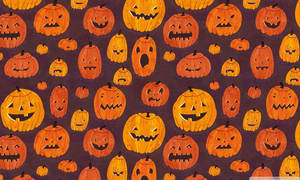 Mchoro wa Taa za Halloween za Kale — Halloween ya zamani Picha ya Ukuta