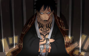 One Piece Kompyuta Trafalgar Water Law — Picha ya mezani inayotembea Picha ya Ukuta