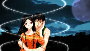 Mchumba wa Anime na Mafumbo ya Sihiri — Mwanandoa wa anime Picha ya Ukuta