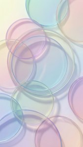 Mchoro wa mduara wa jiometri ya pastel minimalist, wallpaper safi na ya kisasa kwa iPhone 12 Pro Max