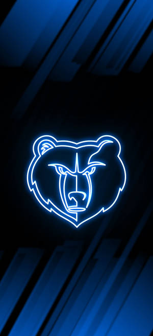 Memphis Grizzlies Neon Blue wallpaper — iPhone 18 Pro Picha ya Ukuta