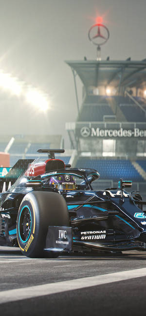 Mercedes F1 Iphone — iPhone X Picha ya Ukuta