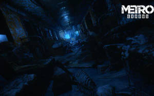 Metro Exodus Chumba Kilichoharibika 3440x1440 — Picha ya mchezo wa video Picha ya Ukuta