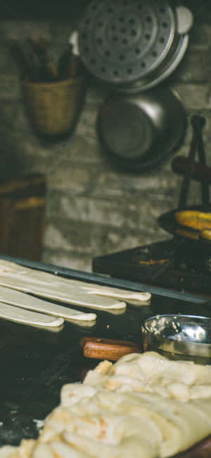 Android Kitchen Background — Realme C Picha ya Ukuta