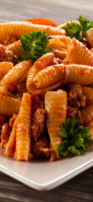 Picha ya Pasta kwa iPhone X — iPhone Xs Picha ya Ukuta