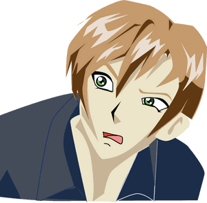 Mhusika wa Anime Akiwa na Mawazo