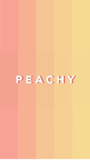 Mibari za Gradient za Peach Aesthetic — Aesthetic Picha ya Ukuta