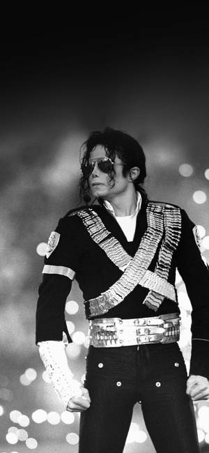 Kifuniko cha skrini cha Michael Jackson katika Super Bowl — iPhone Air Picha ya Ukuta