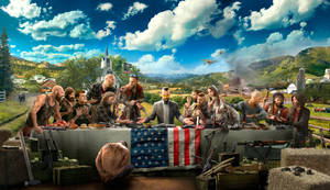 Picha ya mandhari ya michezo ya Far Cry 5 4k — 4K michezo Picha ya Ukuta
