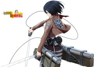Mikasa Ackerman Render Na Bechienot-d6doimp - Attack On Titan Render, HD Png Download