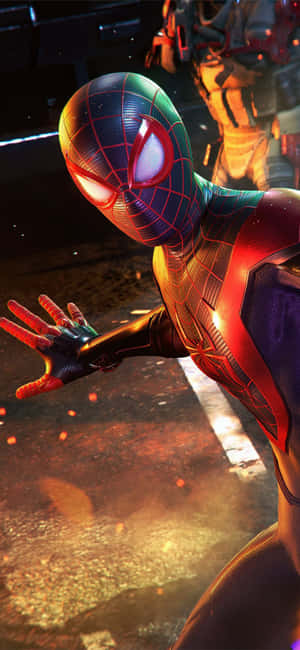Miles Morales Iphone — Redmi Note 15 Picha ya Ukuta