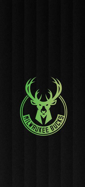 Milwaukee Bucks emblem ya kijani wallpaper — iPhone 16 Plus Picha ya Ukuta