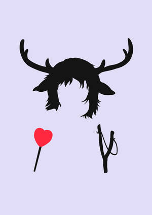 Minimalist art Gus Sweet Tooth wallpaper — OnePlus Pad Picha ya Ukuta
