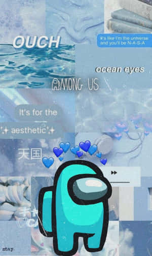 Picha za Among Us zenye mwonekano — Aesthetic among US Picha ya Ukuta