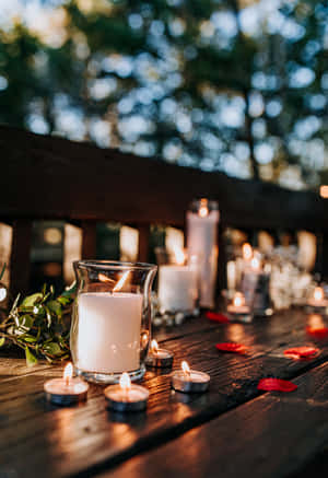 Candle background — Honor MagicPad 3 Pro Picha ya Ukuta