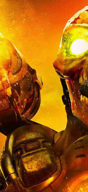 Iphone Xs Doom Background — Redmi Turbo 5 Max Picha ya Ukuta