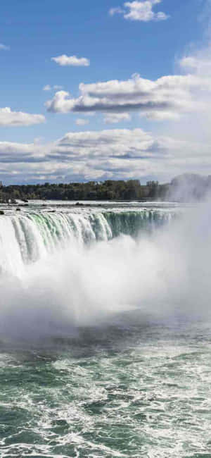 Iphone X Niagara Falls Background — Moto G77 Picha ya Ukuta