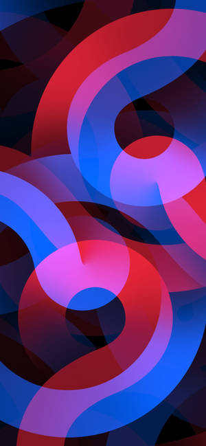 Mistari nyekundu na bluu ya iPhone 12 wallpaper — iPhone 12 Picha ya Ukuta