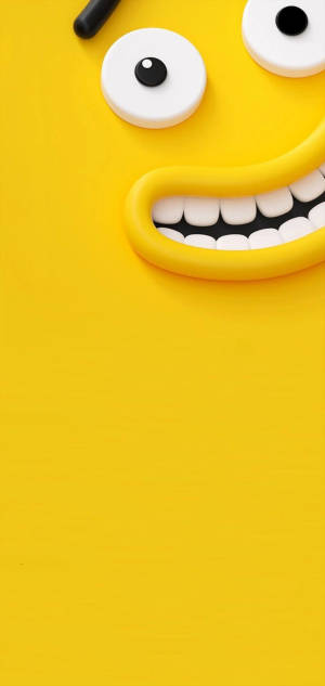 Mister Joe Yellow Punch Hole — Galaxy Note Picha ya Ukuta