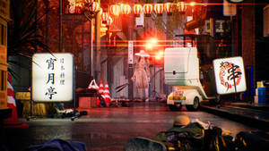 Picha ya Mandhari ya Mitaa ya Kuchisake ya Ghostwire Tokyo