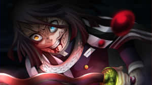 Picha za 4k za Demon Slayer — Kibaka cha shetani Picha ya Ukuta