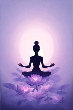 lavenda,gradient,maua ya lotus,kuvutia,serene,digital art,4K — 4K Picha ya Ukuta