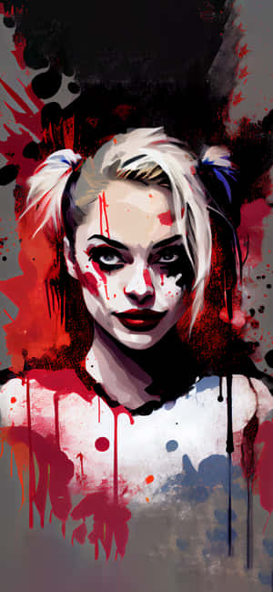 Harley Quinn Background — Galaxy C55 Picha ya Ukuta