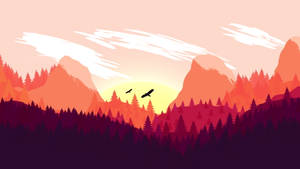 Mlima mwekundu na pini wallpaper — Nyekundu aesthetic GIF Picha ya Ukuta
