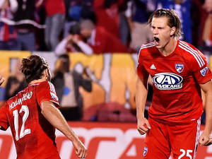 Mlinzi wa MSL FC Dallas Walker Zimmerman — Soka Picha ya Ukuta