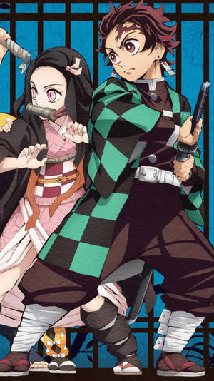 Mlinzi wa Simu ya Demon Slayer — Demon slayer phone Picha ya Ukuta