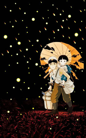 Mobile Grave Of Fireflies wallpaper — Galaxy Tab S9 Ultra Picha ya Ukuta