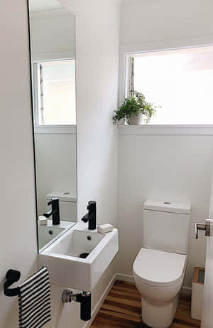 Modern and Elegant Home Bathroom — Vivo Pad SE Picha ya Ukuta