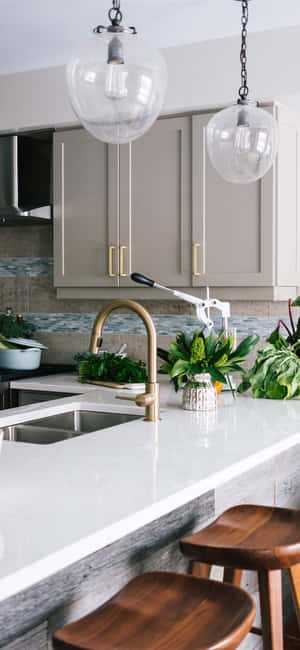 Iphone Xs Kitchen Background — IQOO Z10x Picha ya Ukuta