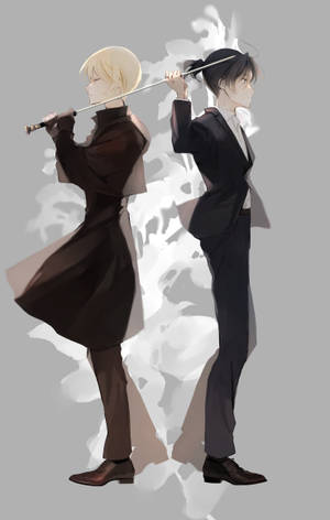Moriarty The Patriot William na Sherlock Fanart wallpaper — Redmi K Pad Picha ya Ukuta